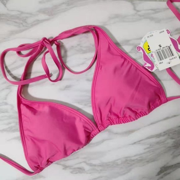 NWT Waterfront Bikini Swimsuit Top & Side Tie Bottom Set Size S - Picture 2 of 4